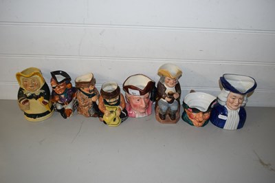 Lot 521 - MIXED LOT: VARIOUS CHARACTER JUGS TO INCLUDE...