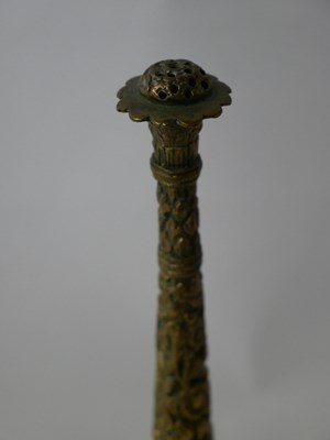 Lot 283 - Indian Brass Parfumier or Incense Burner