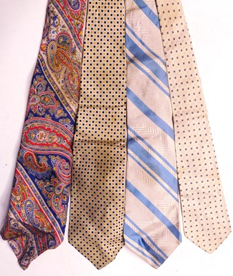 Lot 633 - Four gents silk neckties to include two by...