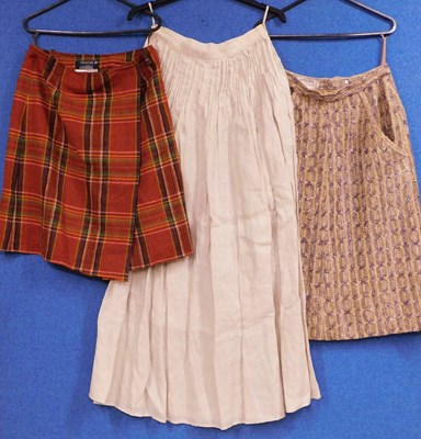 Lot 42 - Three lady's skirts to include a cotton wool...