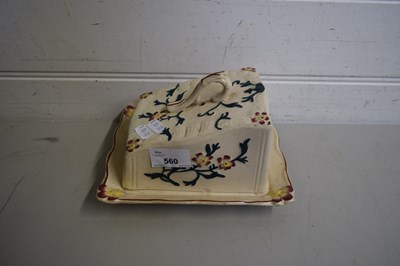 Lot 560 - LATE 19TH CENTURY WEDGE FORMED CHEESE DISH