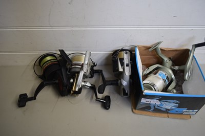 Lot 563 - FOUR VARIOUS MODERN FIXED SPOOL FISHING REELS...