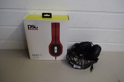 Lot 564 - PAIR OF PSB HEADPHONES TOGETHER WITH A PAIR OF...