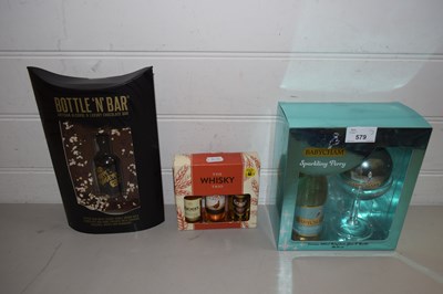 Lot 579 - BOXED SETS - THE WHISKY TRIO - BABYCHAM...