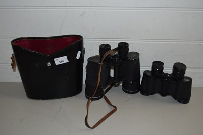 Lot 586 - TWO PAIRS OF BINOCULARS