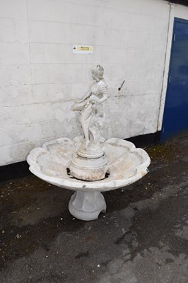 Lot 1124 - Large composite garden water feature (a/f)