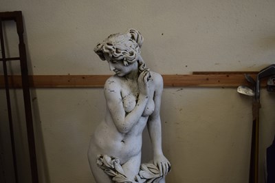 Lot 1040 - 3' statue of a female