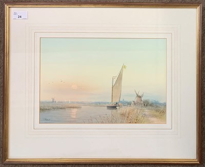 Lot 24 - Peter Metcalf (1944-2004), Broadand scene with...