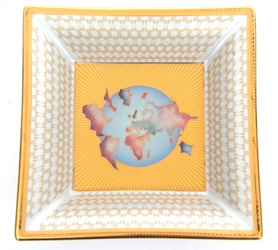 Lot 152 - A Patek Philippe dish, the square ceramic dish...