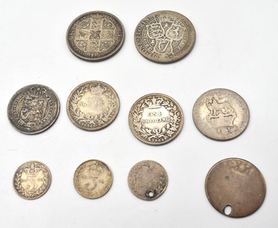 Lot 17 - Small quantity of silver Georgian and...