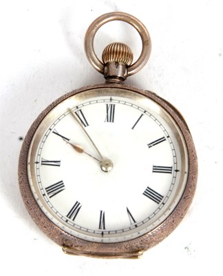 Lot 226 - A white metal pocket watch, the pocket watch...