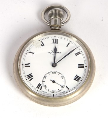 Lot 233A - A Tavannes pocket watch, the watch has a metal...