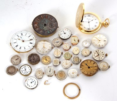 Lot 238 - A mixed lot of various wrist and pocket watch...