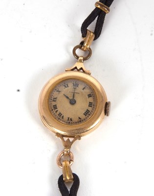 Lot 248 - A vintage Longines yellow metal wristwatch,...