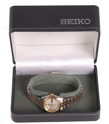 Lot 250 - A ladies Seiko 5 automatic wristwatch, the...