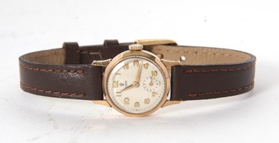 Lot 251 - A 9ct gold cased ladies Tudor wristwatch with...