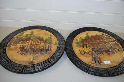 Lot 54 - PAIR OF BRETBY CIRCULAR WALL CHARGERS...