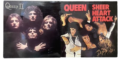 Lot 121 - A pair of Queen 12" vinyl LPs, to include:  -...