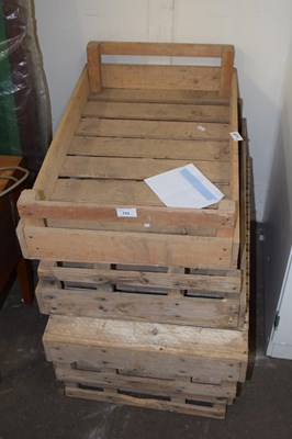 Lot 733 - Vintage wooden fruit crates