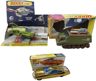 Lot 81 - Three Dinky UFO (Gerry Anderson) toys, to...