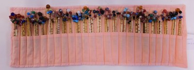 Lot 172 - A quantity of named and signed lace bobbins,...