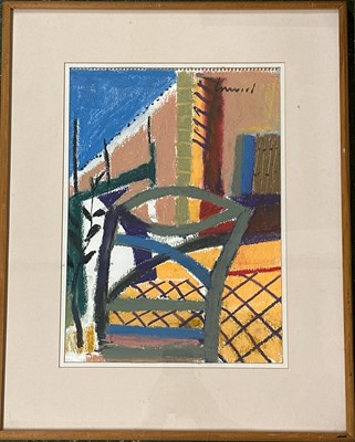 Lot 61 - Derek Inwood (1925-2012). pastel, "Spanish...