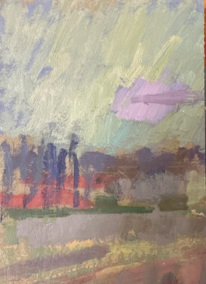 Lot 106 - Derek Inwood (1925-2012). oil on card,...