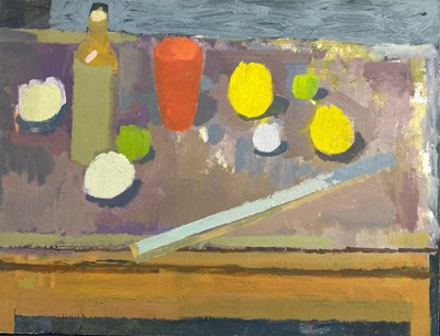 Lot 139 - Derek Inwood (1925-2012). oil on board, Still...