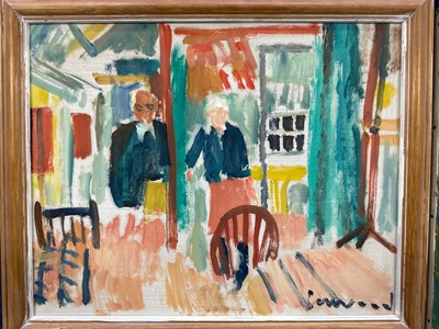 Lot 150 - Derek Inwood (1925-2012). oil on board, Derek...