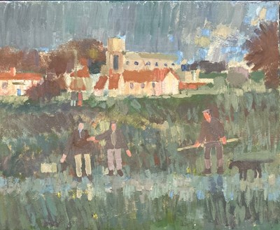 Lot 161 - Derek Inwood (1925-2012). oil on camvas,...