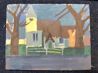 Lot 172 - Derek Inwood (1925-2012). oil on foam board,...