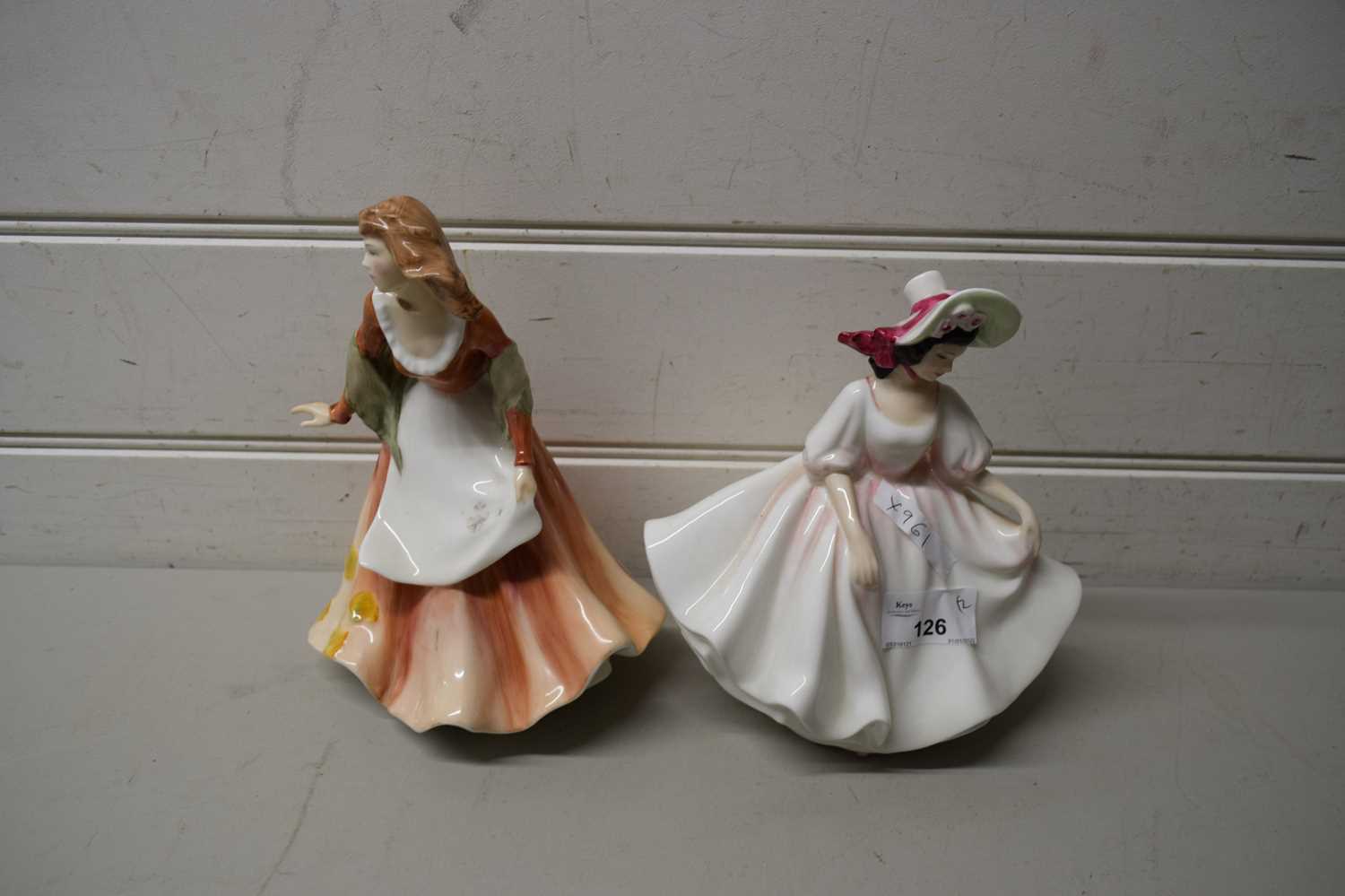 Lot 126 - ROYAL DOULTON FIGURINES 'AUTUMN TIME' AND...