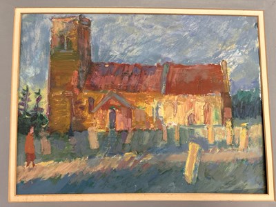 Lot 252 - Derek Inwood (1925-2012), Pastel, Norfolk...