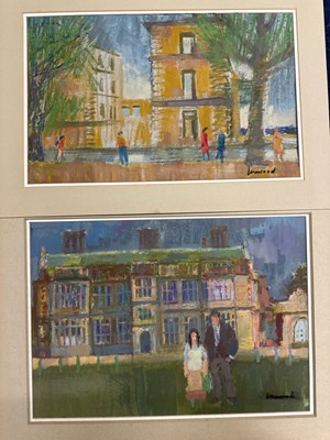 Lot 255 - Derek Inwood (1925-2012), two framed Pastels,...