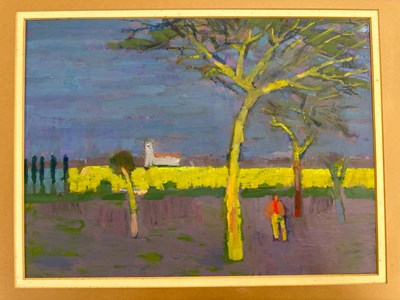 Lot 262 - Derek Inwood (1925-2012), Pastel, landscape...