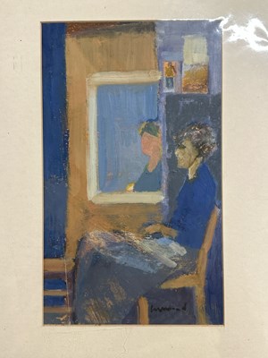 Lot 263 - Derek Inwood (1925-2012), Pastel, figure by...