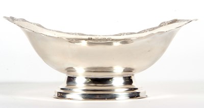 Lot 7 - An Elizabeth II silver small pedestal dish of...