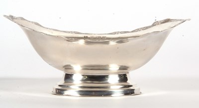 Lot 7 - An Elizabeth II silver small pedestal dish of...