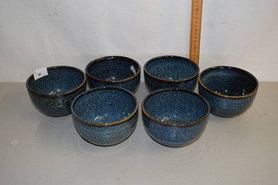 Lot 30 - A set of six modern Studio Pottery bowls