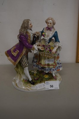 Lot 56 - A continental figure group