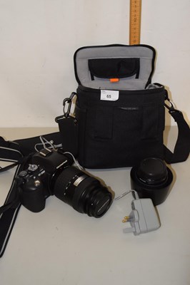 Lot 65 - An Olympus E-500 digital camera with lenses...