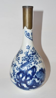 Lot 252 - A Chinese porcelain vase, baluster body with...
