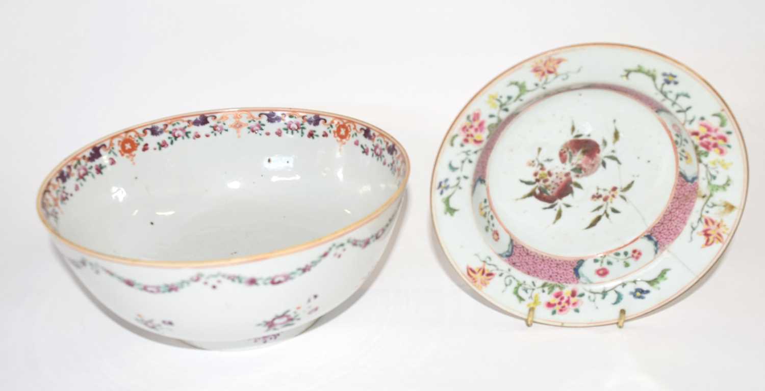 Lot 259 - A late 18th Century Chinese export porcelain...