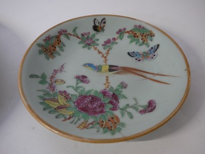 Lot 261 - A 19th Century Cantonese dish decorated in...
