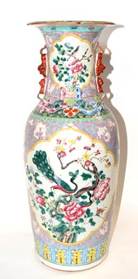 Lot 291 - An impressive Chinese porcelain vase decorated...