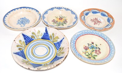 Lot 324 - Quantity of 18th Century Dutch Delft plates...