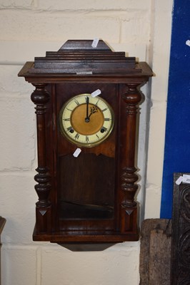 Lot 256 - Late 19th Century Vienna type wall clock