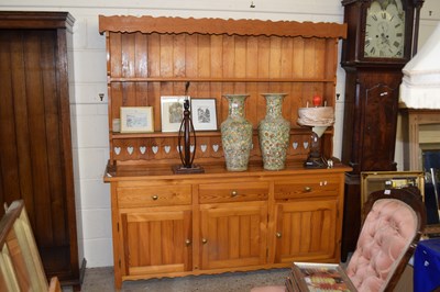 Lot 230 - Modern pine kitchen dresser