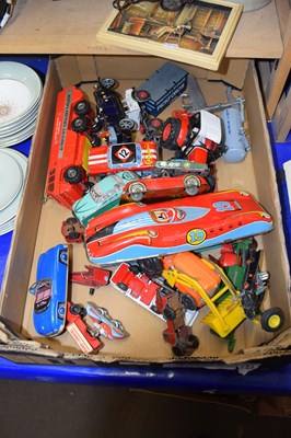 Lot 550 - Assorted toy trucks, models etc together with...