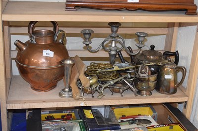 Lot 594 - Assorted metal wares